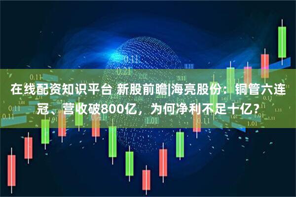 在线配资知识平台 新股前瞻|海亮股份：铜管六连冠、营收破800亿，为何净利不足十亿？